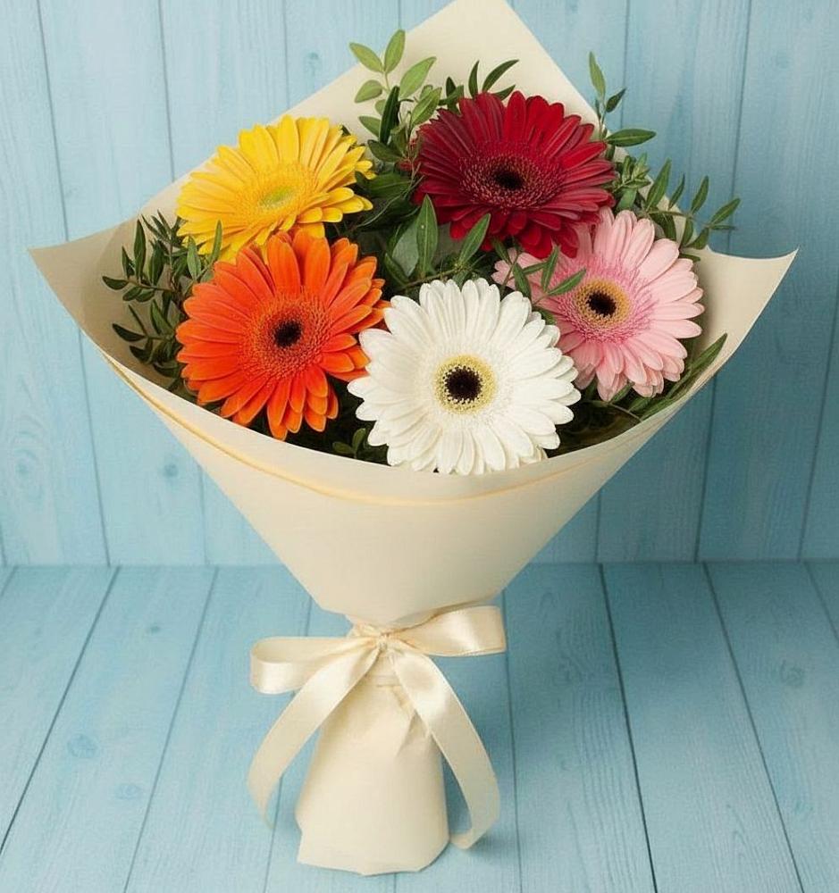 Букет цветов из: Герберы в Туймазы