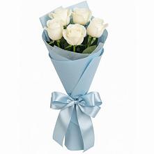 Букет 5 Белых роз Проуд #REPLACE_PRED# Туймазы
