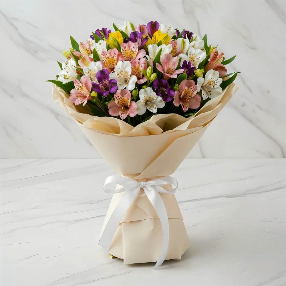 Букет цветов из: Альстромерии в Туймазы