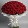Букет 101 Красная роза Блэк Мэджик в Туймазы