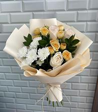Букет цветов из:  Розы и Хризантемы в Туймазы