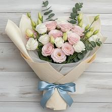 Букет цветов из:  Лизиантусы в Туймазы