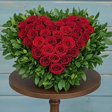 Цветочная композиция из Розы в виде сердца #REPLACE_PRED# Туймазы