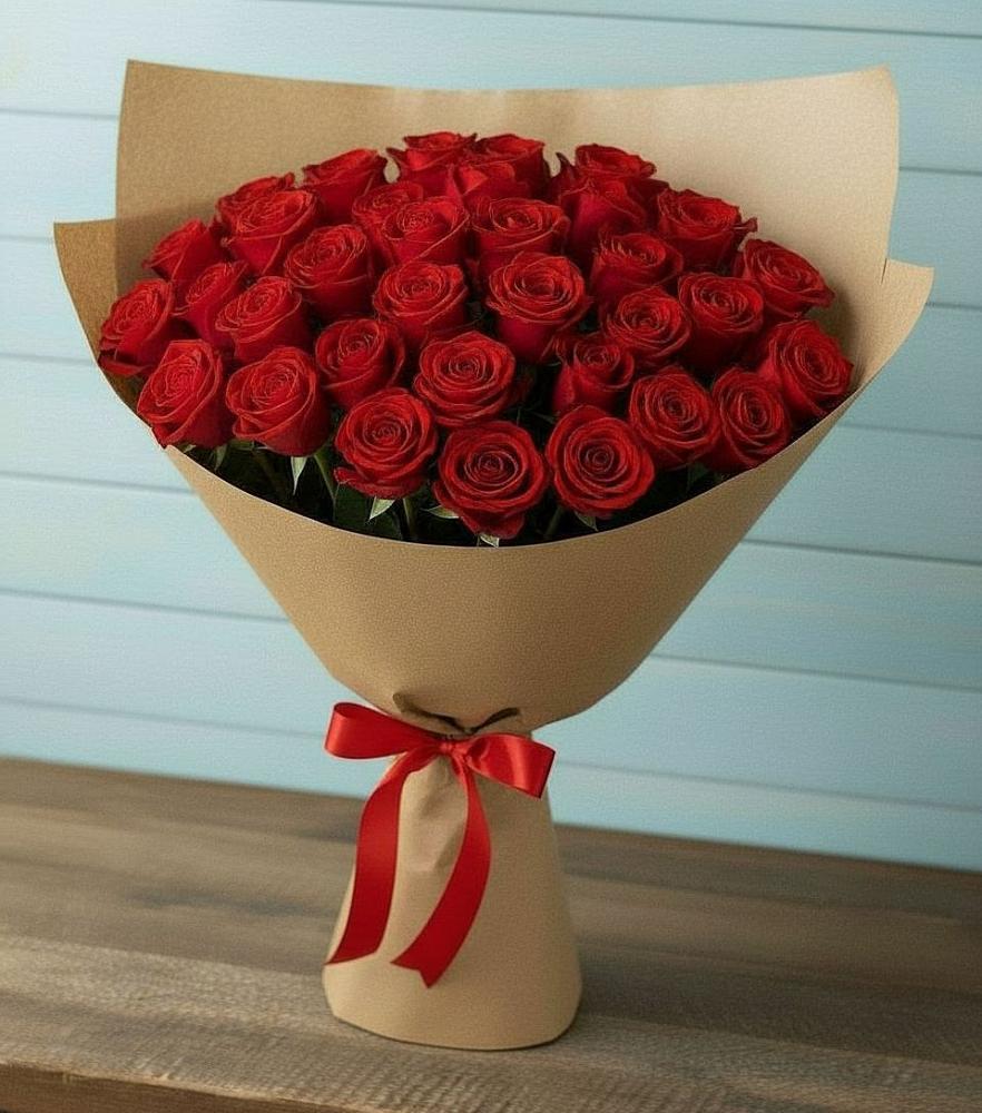 Букет Красные розы Милано в Туймазы