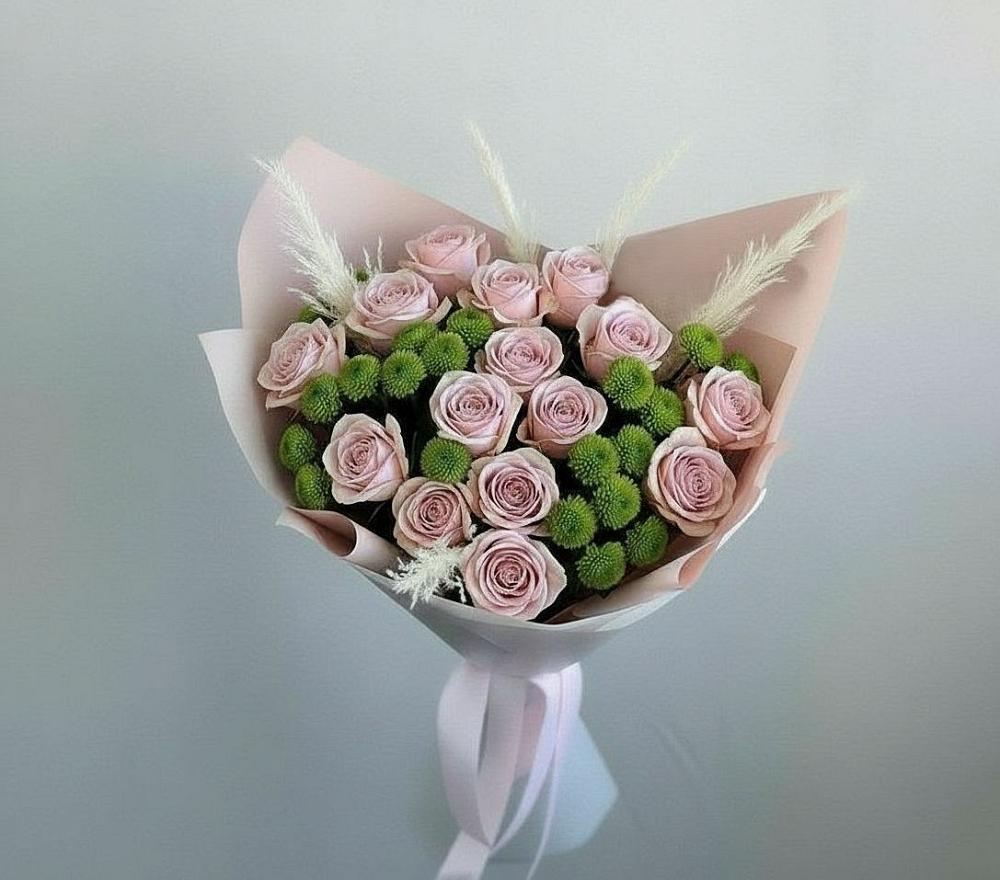 Букет цветов из: Розы и Хризантемы в Туймазы