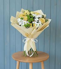 Букет цветов из:  Хризантемы и Розы #REPLACE_PRED# Туймазы