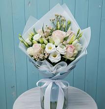 Букет цветов из:  Розы и Лизиантусы в Туймазы