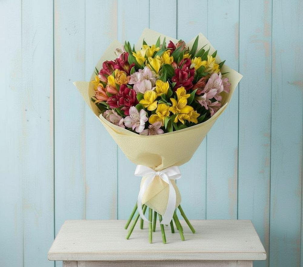 Букет цветов из: Альстромерии в Туймазы